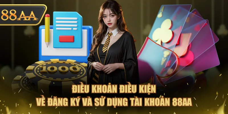 Điều Khoản Điều Kiện 88AA Quan Trọng Mà Hội Viên Phải Biết 1 Điều khoản điều kiện về đăng ký và sử dụng tài khoản 88AA