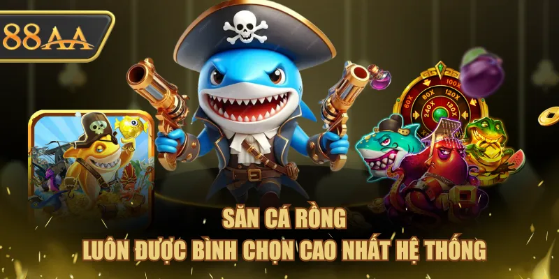 Chơi Bắn Cá Rồng Ăn Thưởng Khủng Lên Đến x8.888 Cực Dễ 4 Săn Cá Rồng luôn được bình chọn cao nhất hệ thống